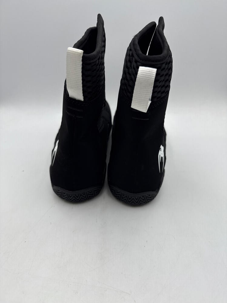 Venum Men's High-Top Boxing Shoe, Black White, US 11.5