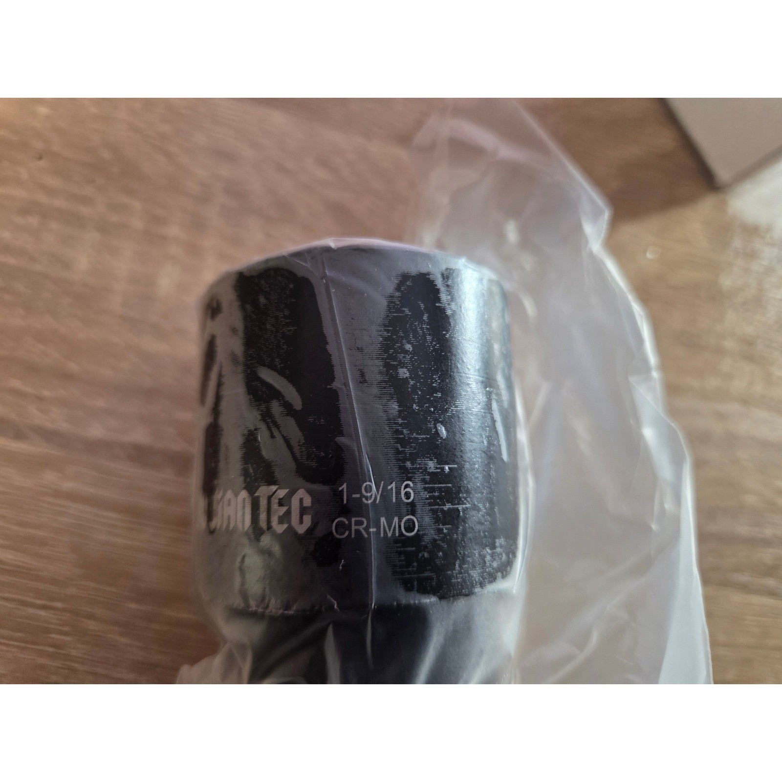 JUJIANTEC 1/2 Inch Drive 6-Point Deep Impact Socket 1-9/16 CR-MO Steel Black