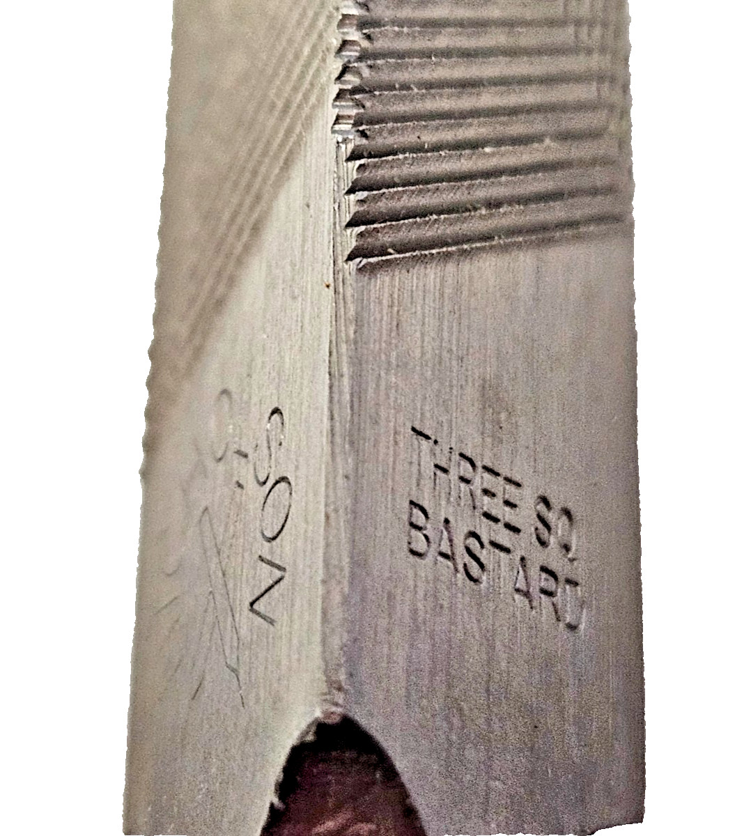8" File Triangular File 16036NN Nicholson Bastard Double Cut Three Square