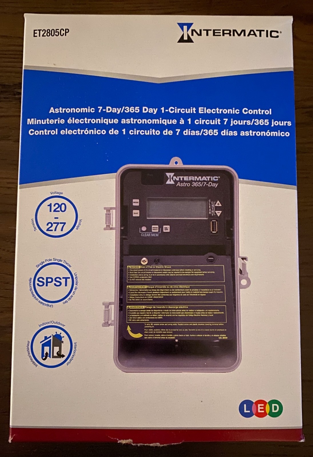NEW Intermatic ET2805CP 365/7-Day Astronomic Electronic Control Timer Controller