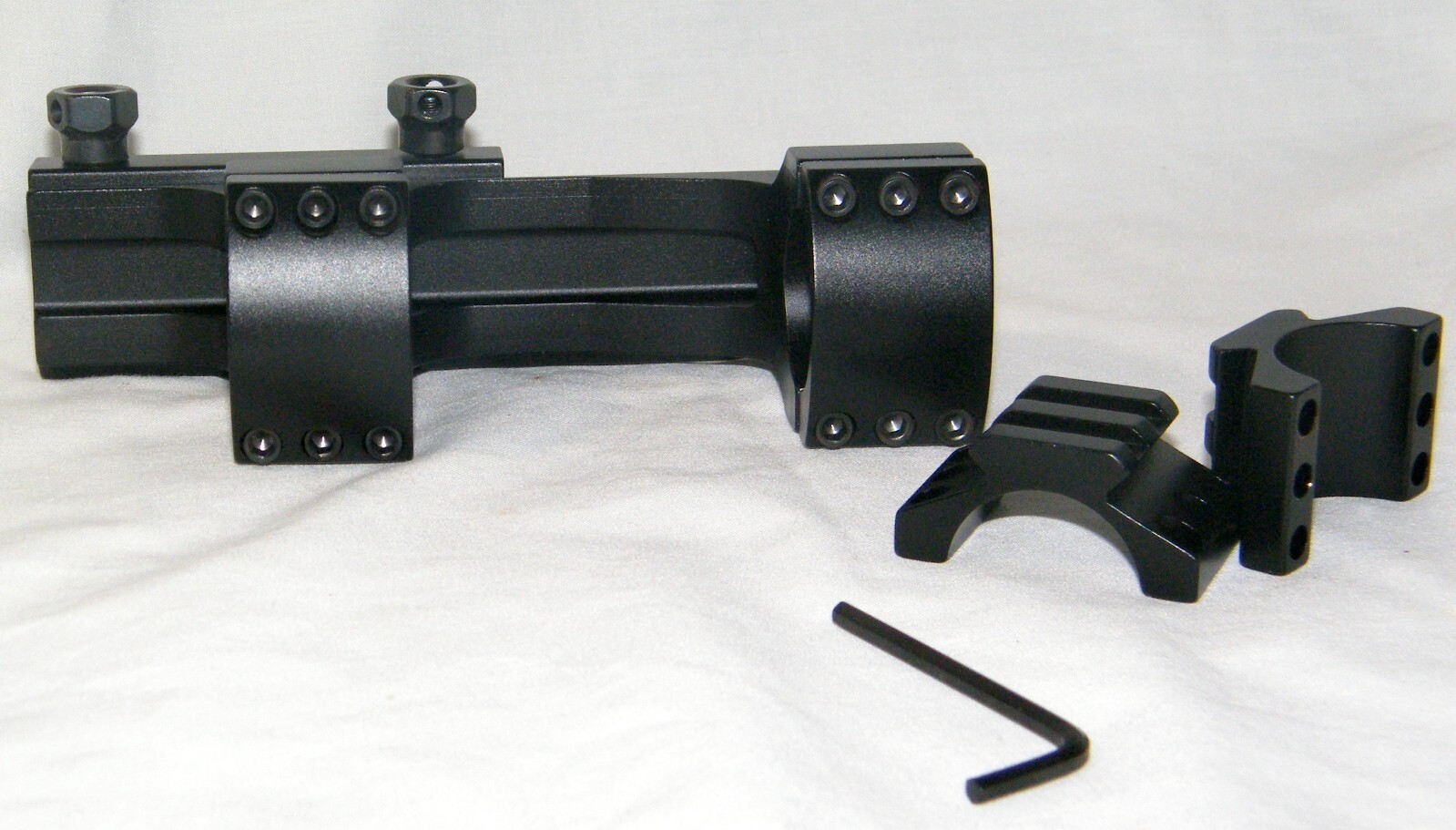 1 inch Cantilever Offset Scope Mount Rings fit 20mm Picatinny Rail combo #SB01
