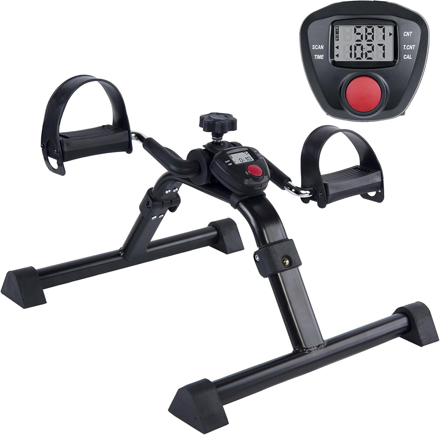under Desk Bike Pedal Exerciser Ergometer with LCD Display – Mini Pedal Exercise