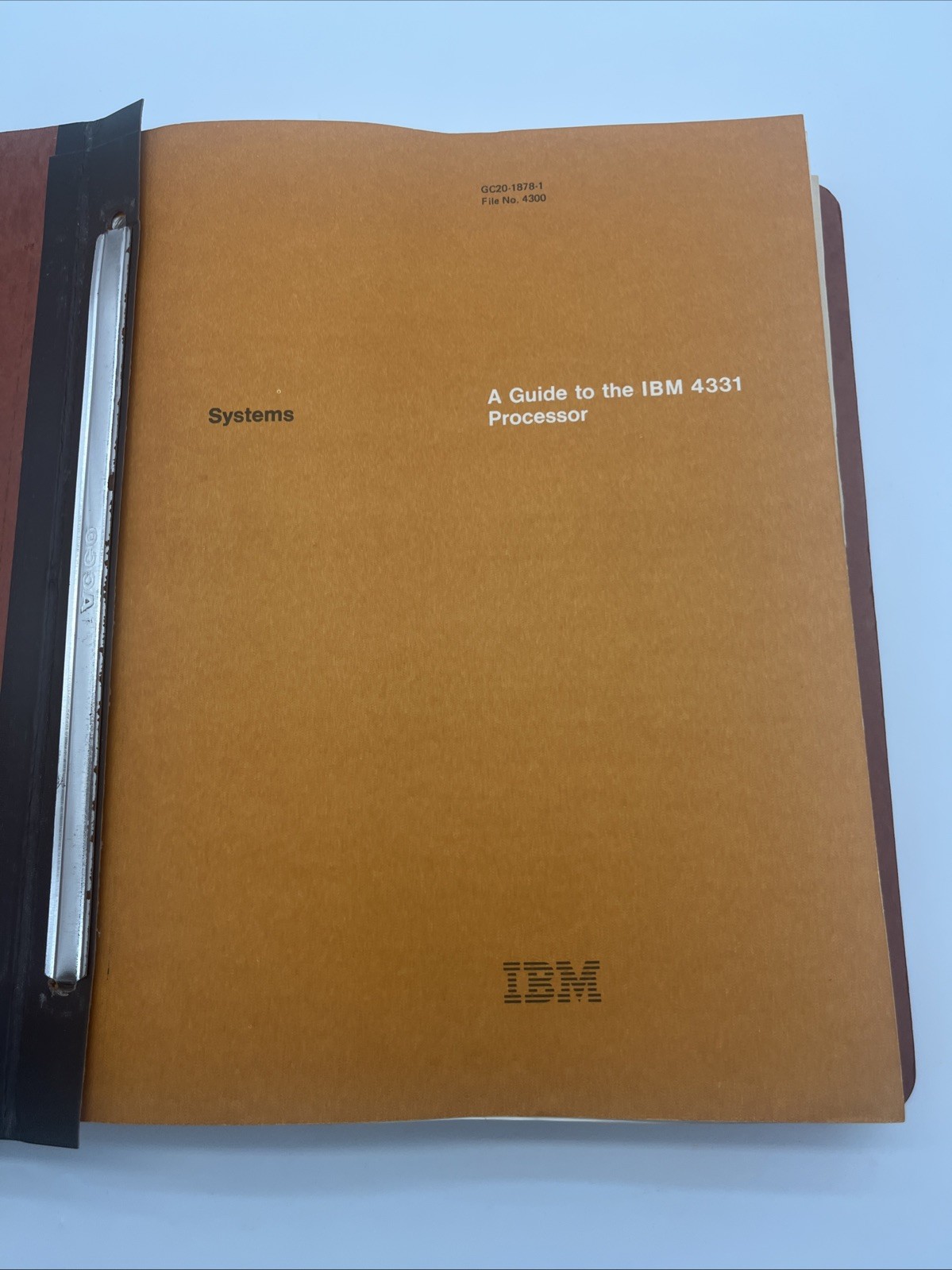 4 Vintage IBM System (4331 Processor, VSE/VSAM, & Disk Operating System) Manuals