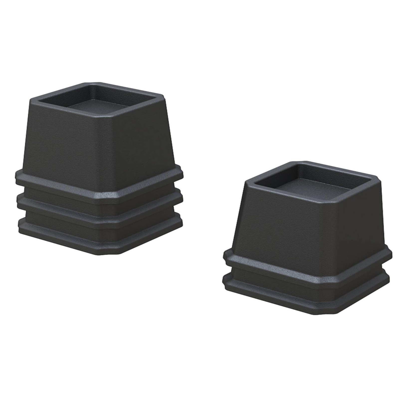 Whynonap Bed Risers 2 Inch Heavy Duty Bed Elevators, Set of 6 Lifts Up 2000 l