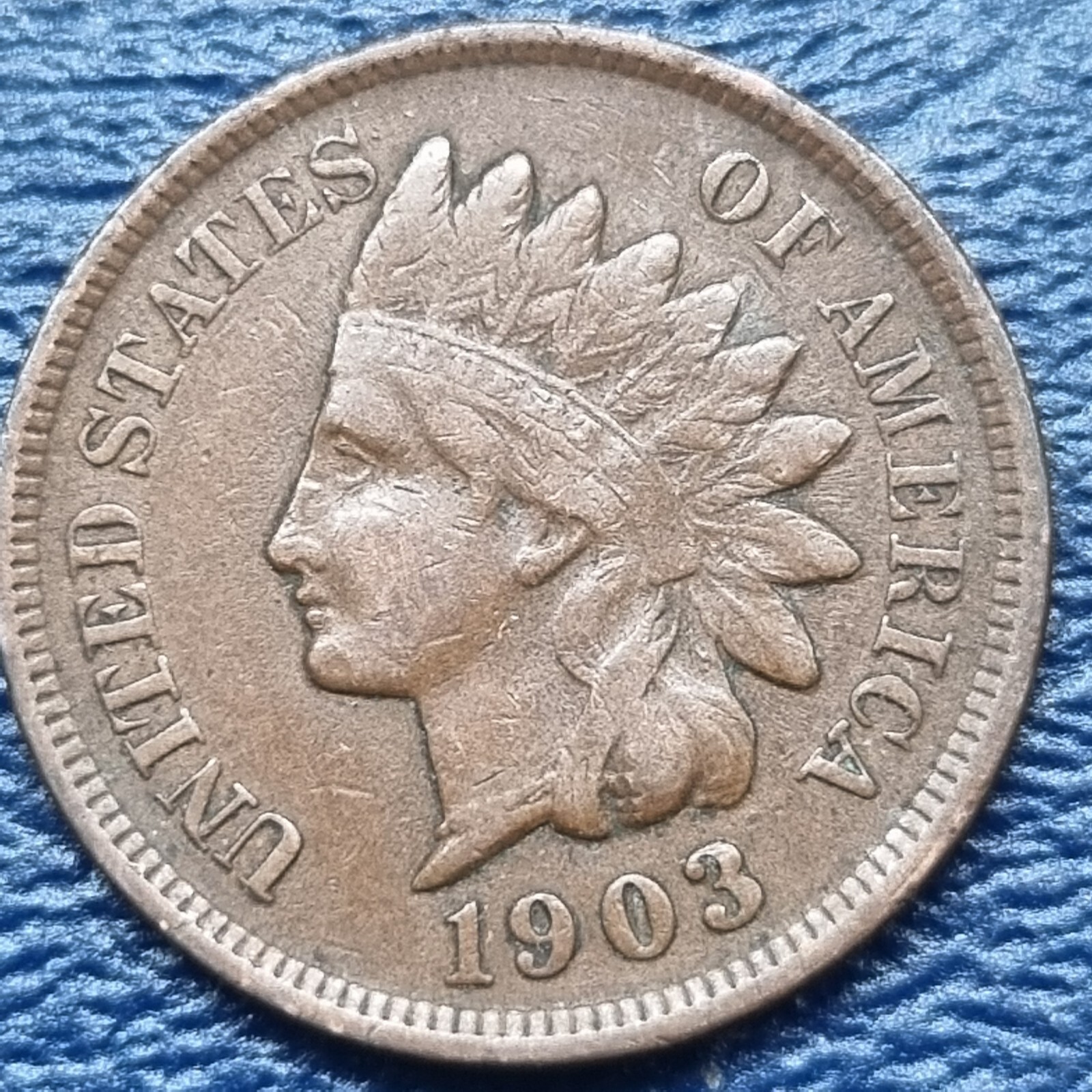 1903 Indian Head Cent 1c Better Grade XF #72810