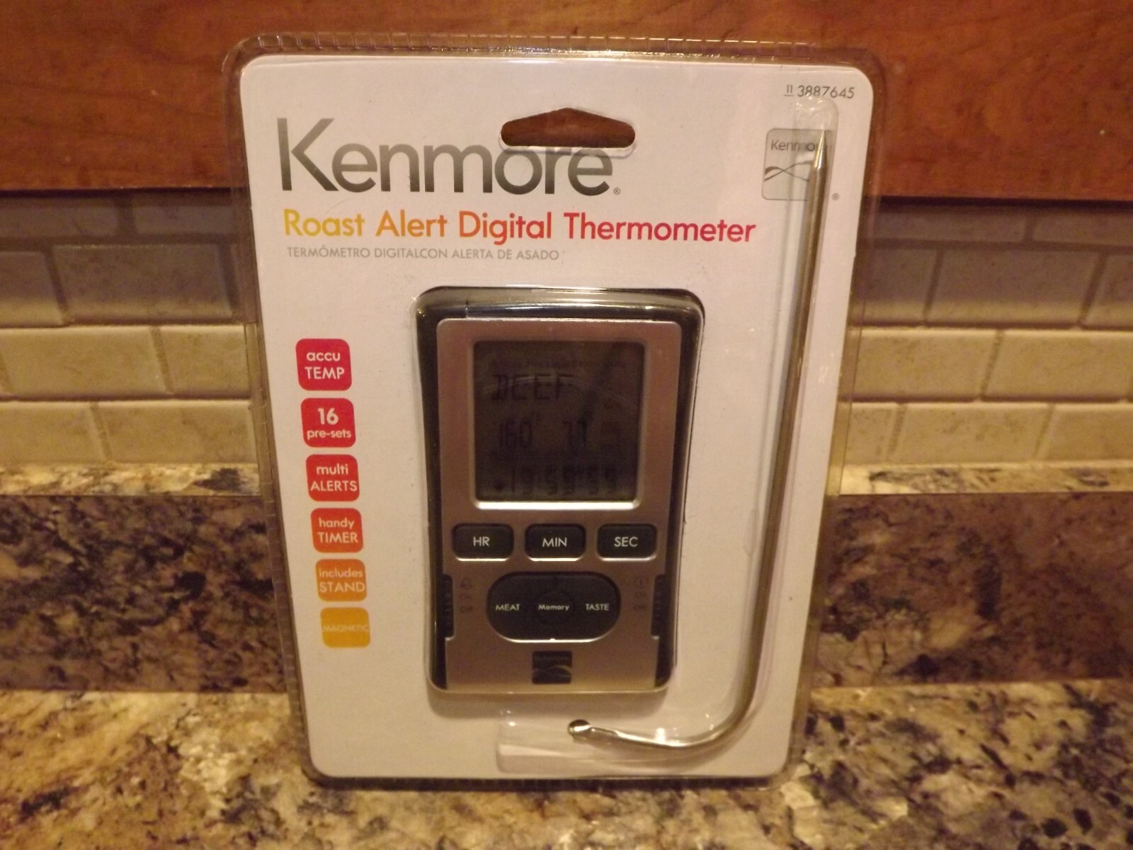 NEW Kenmore Roast Alert Digital Thermometer 887645 UNOPENED Kitchen Meat