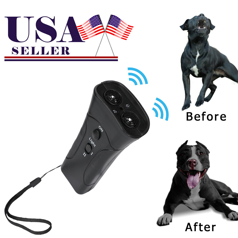 Repelente De Perros De Mano Ultrasonido Ahuyentador Antiladridos Entrenador