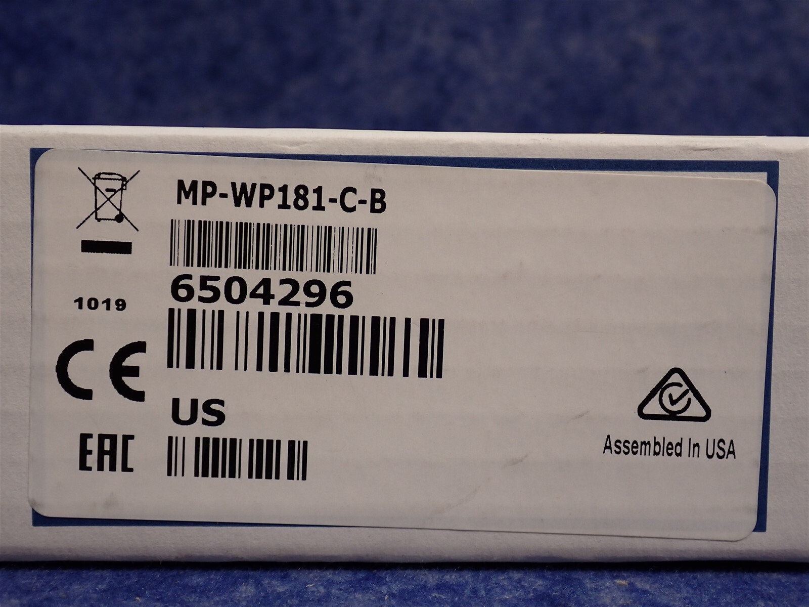 NEW Crestron MP-WP181-C-B Media Presentation Wall Plate DigitalMedia 8G+ (G39)