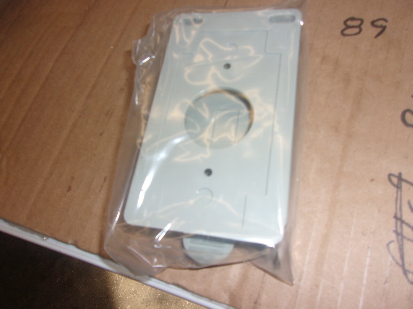 Kraloy 078904 PVC 1-Gang Weatherproof Device Cover 1-3/8-Inch