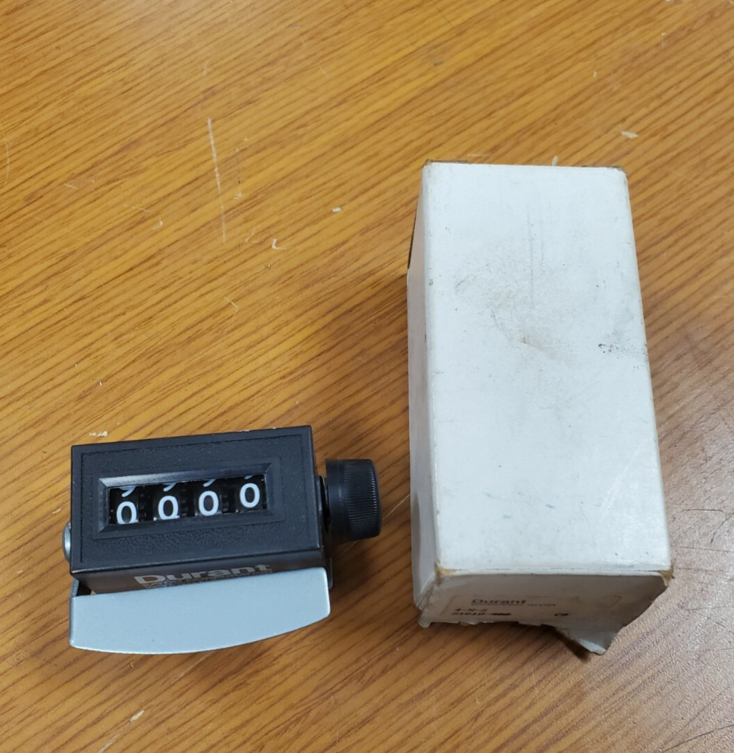 😎 NEW DURANT 4-X-2 ANALOG FOUR DIGIT MECHANICAL TIMER 21619-400
