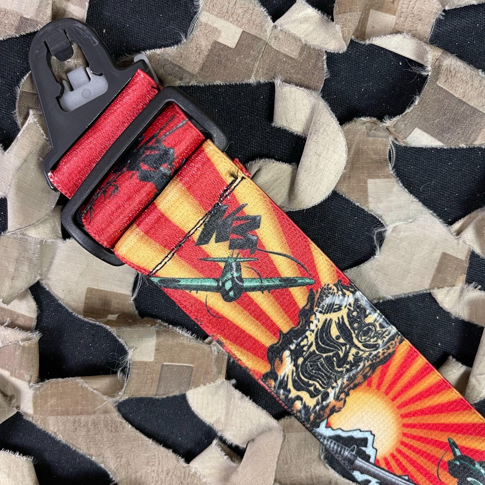 NEW KM Paintball Push Unite Goggle Strap - Kamikaze