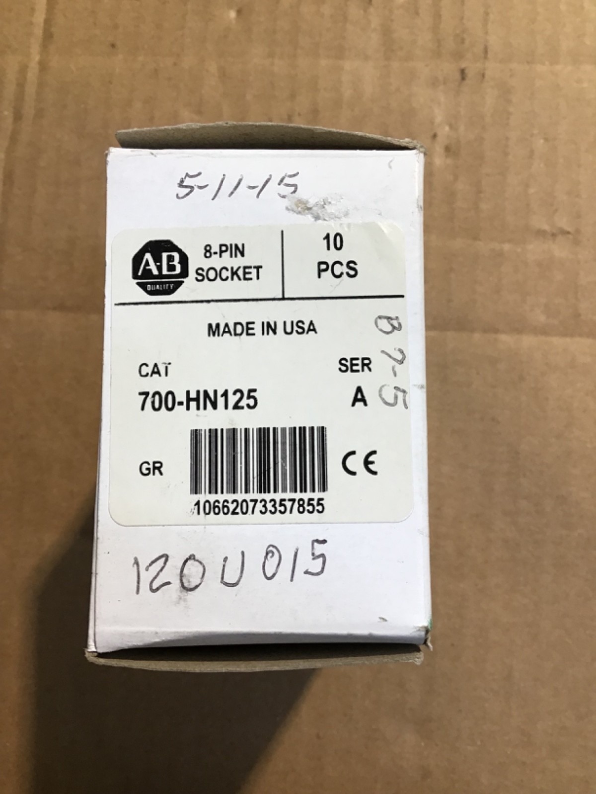 ALLEN BRADLEY 700-HN125 8 PIN RELAY SOCKET [SET OF 10] NEW IN BOX