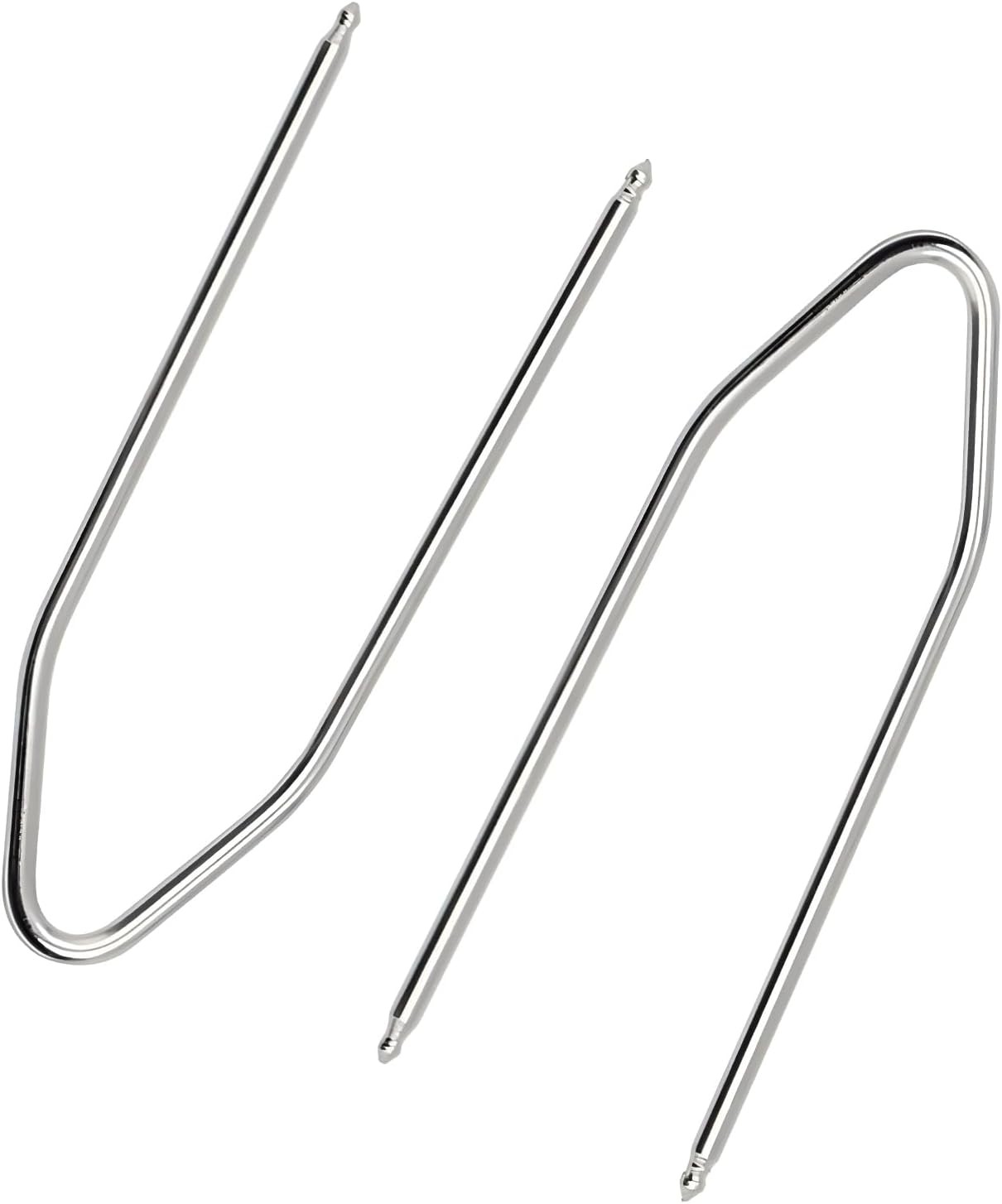 2 Pcs Car Radio Removal Pry Tool, V-Shaped Stainless Steel Stereo Disassembly