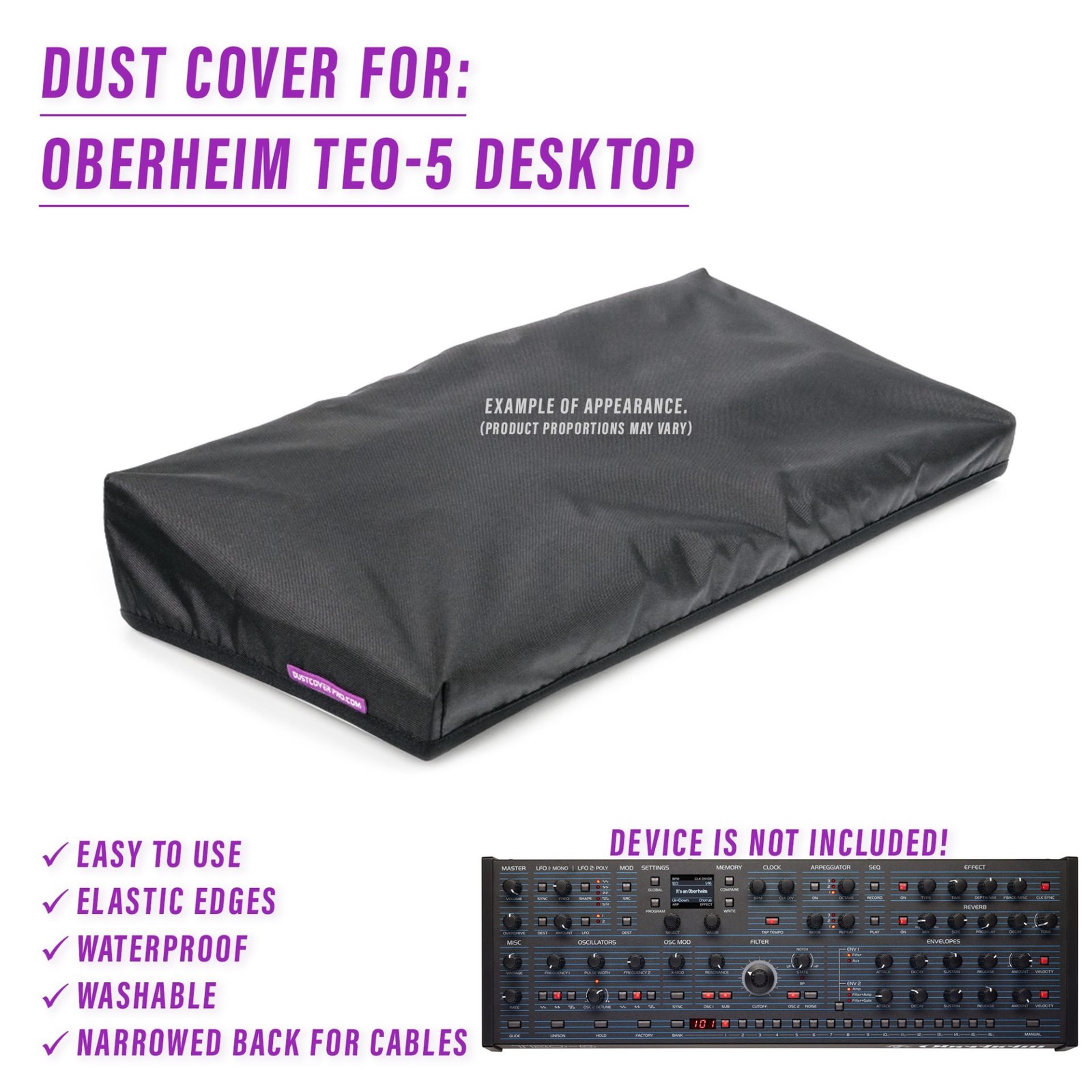 DUST COVER for Oberheim Teo-5 Desktop