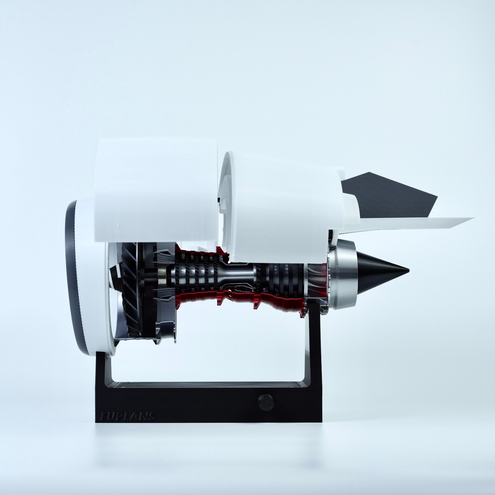 TR900 Turbofan Engine Model with Housing, Motorized STEM Aviation Display