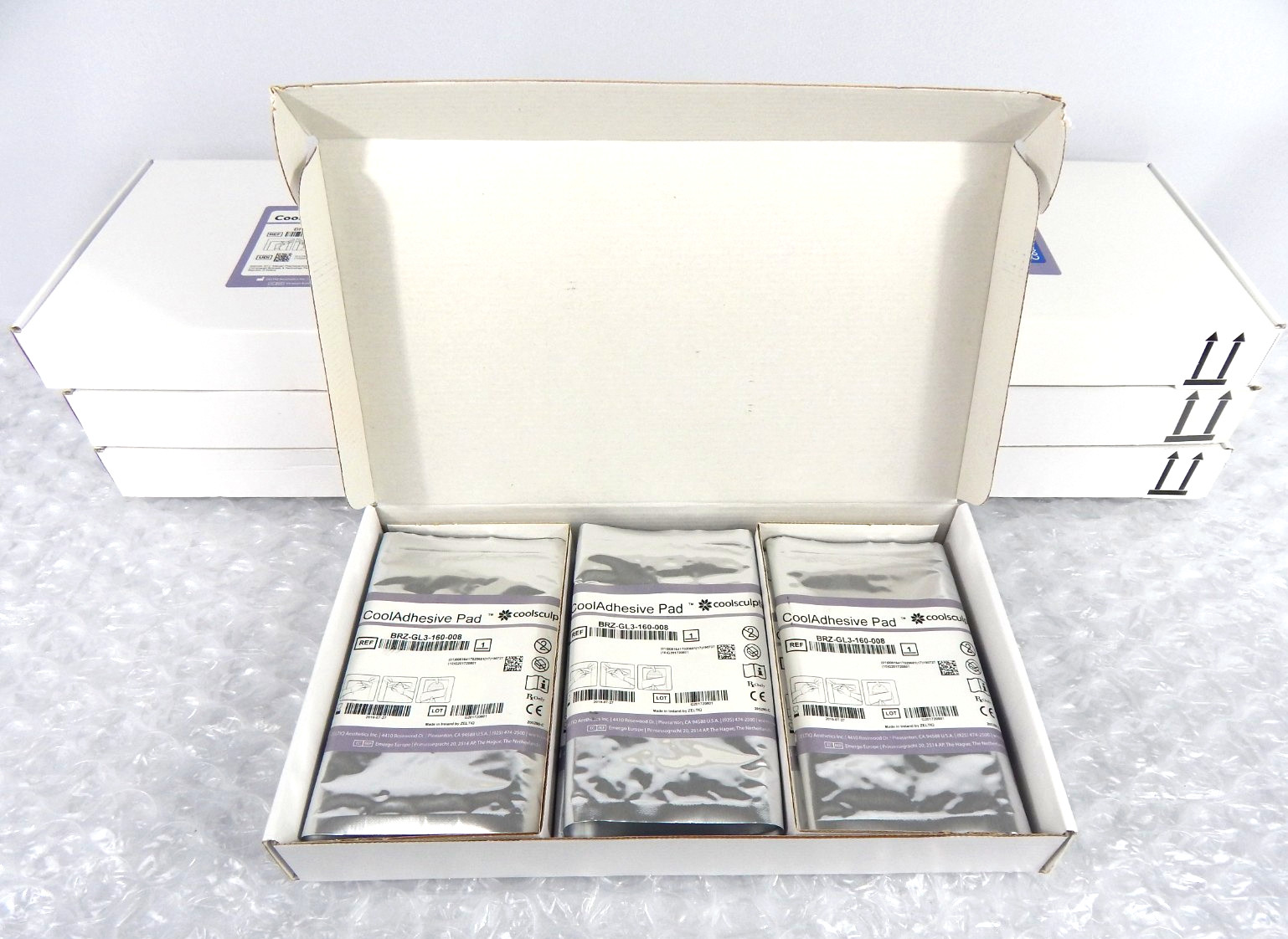 ZELTIQ COOLSCULPTING COOLADHESIVE PADS Qty 8 BRZ-GL3-160-008