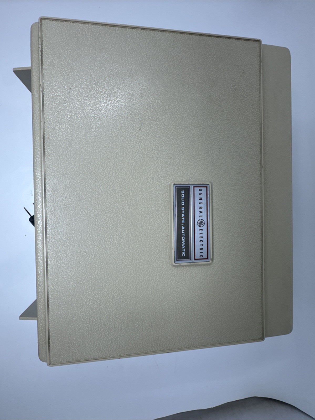 Vintage General Electric Portable Record Player, Solid State Automatic Read