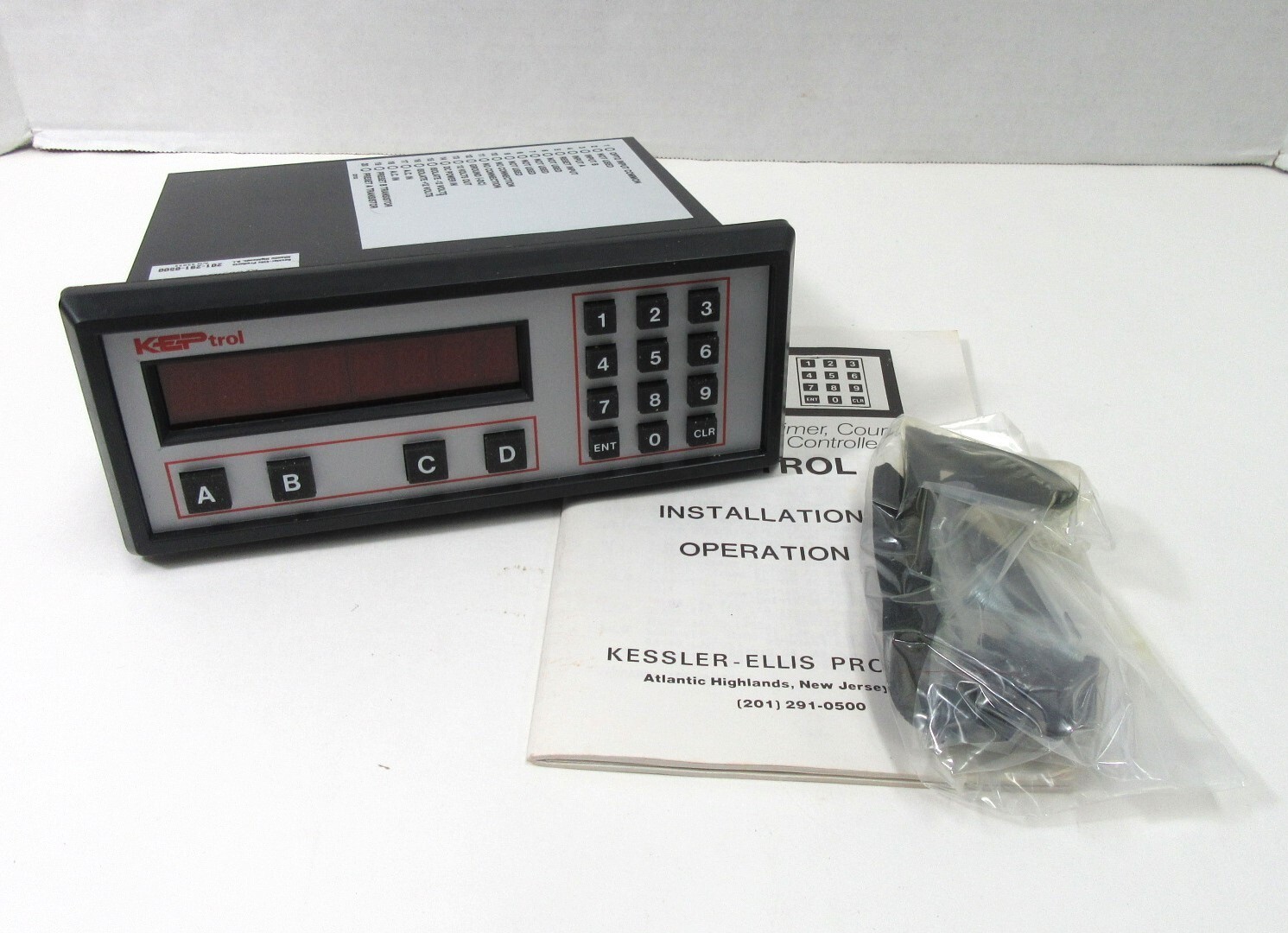 NEW KEPTROL KEP ELECTRONIC COUNTER PROGRAMMABLE RATEMETER MODEL KP8B3A1E