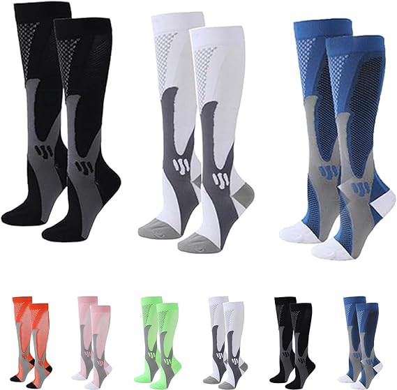 Compression Socks Stockings Womens Mens Knee High Medical 20-30 mmHG L/XL / XXL