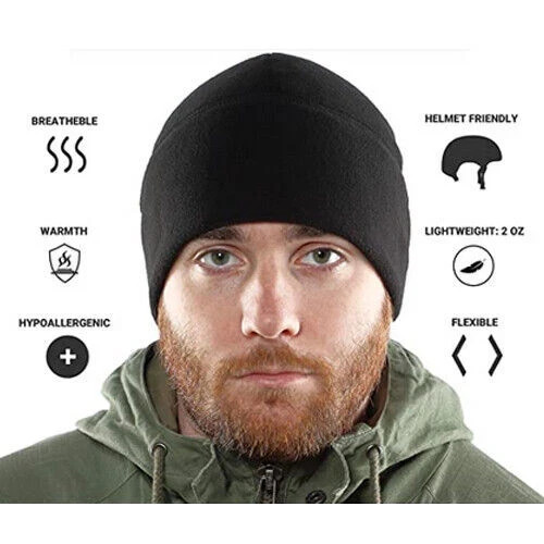 Military Tactical Skull Cap Winter Warm Fleece Windproof Ski Beanie Hats USA Lot
