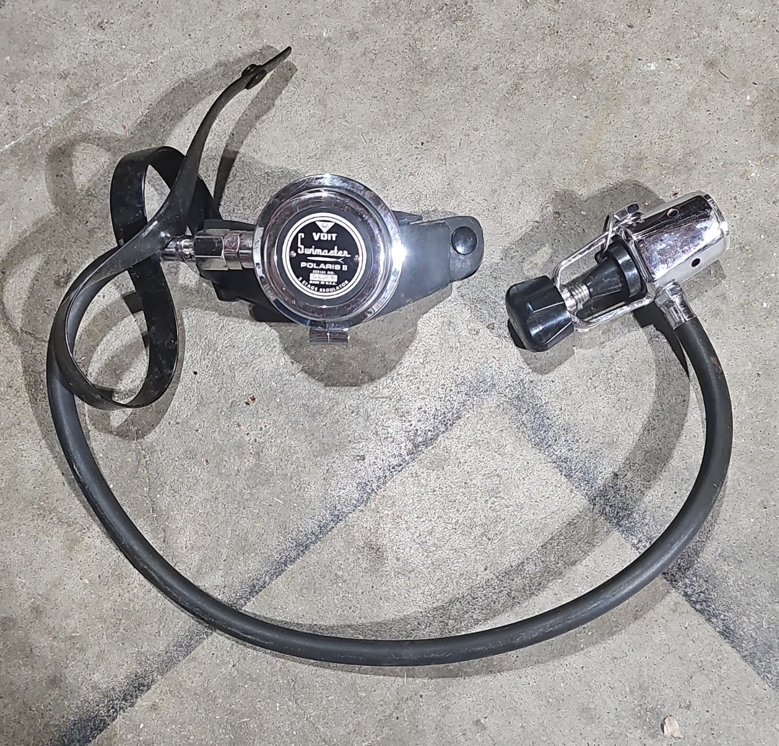 Voit Polaris II Scuba Diving Regulator with Hose - MPN Polaris II