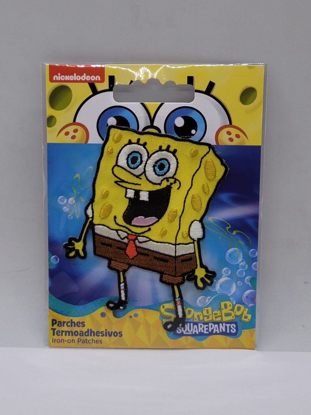 Nickelodeon © Spongebob Iron-On Patch: Excited Spongebob Squarepants New Ship