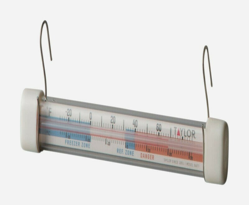 Taylor Freezer Refrigerator THERMOMETER Instant Read Analog Compact Hang 5977N