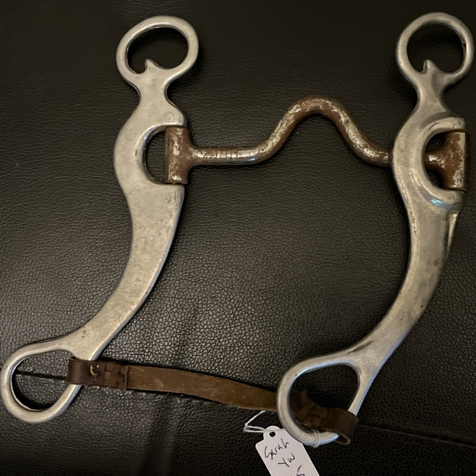Fracious Gauthier engraved Curb Bit 5” Pre Owned