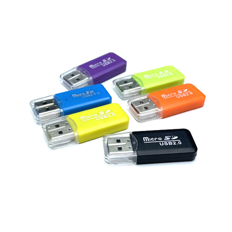 USB 2.0 Micro SD SDHC TF Card Reader Memory Adapter for PC Laptop Camera Lot