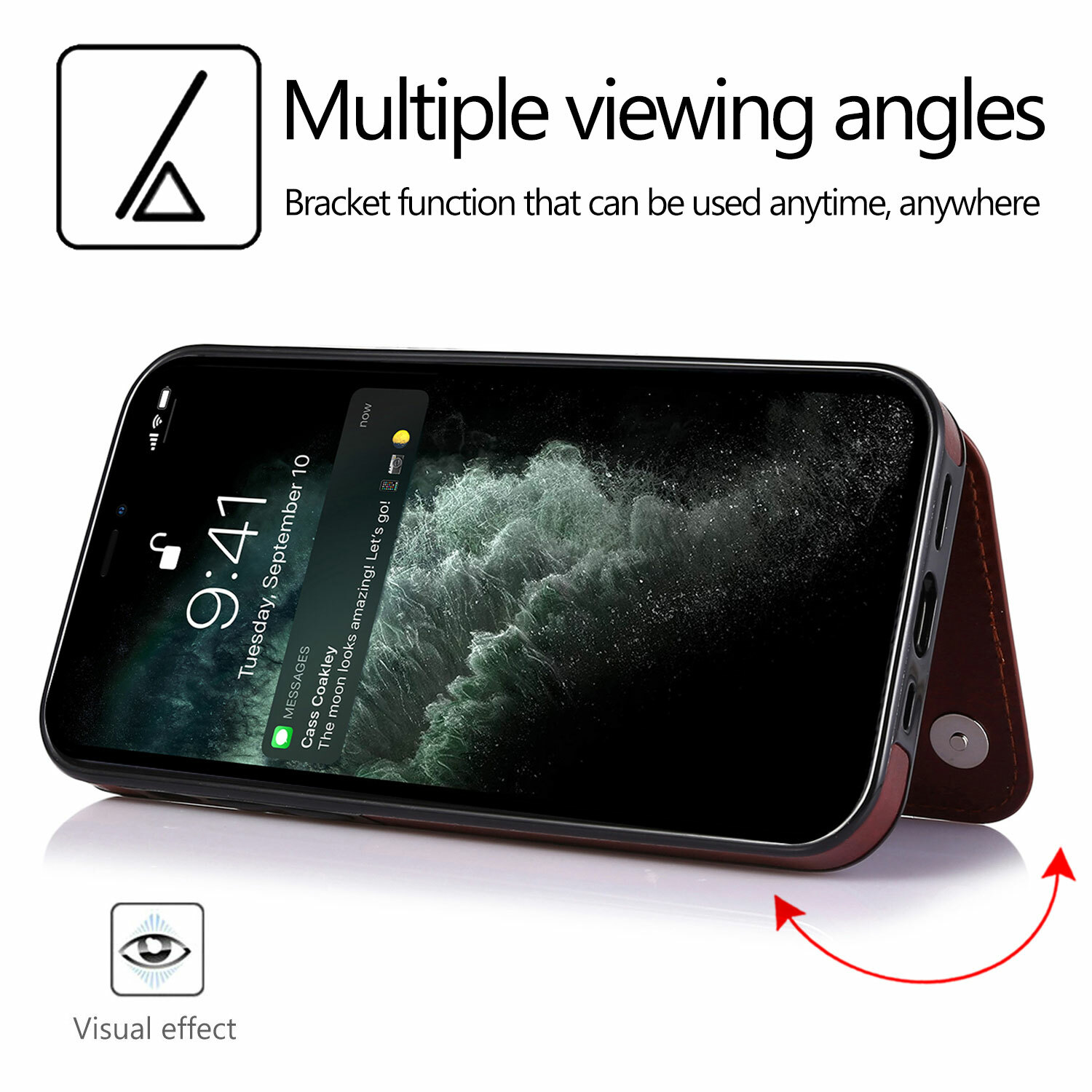 Wallet Card Case Cover Leather Magnetic For iPhone 17 16 15 14 13 12 11 PRO MAX