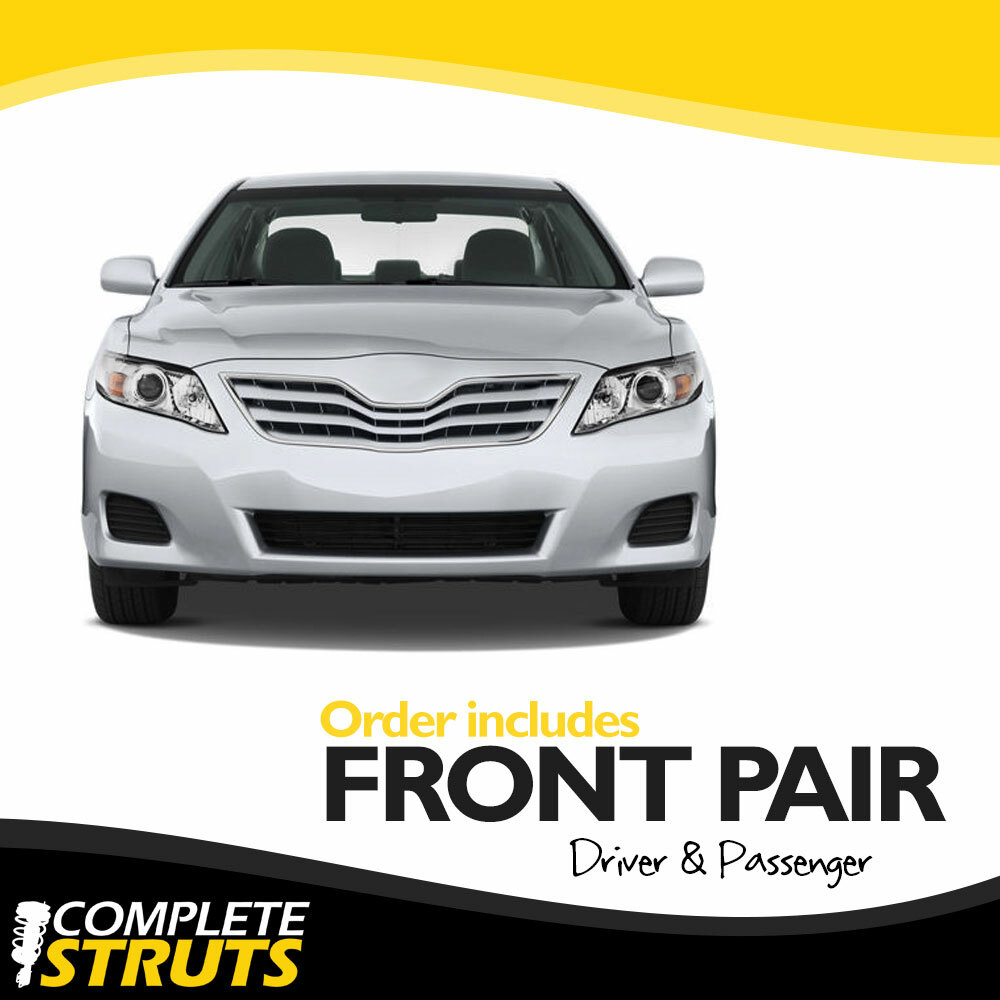 Front Pair Complete Struts & Coil Spring Assemblies for 2012-2016 Toyota Prius V