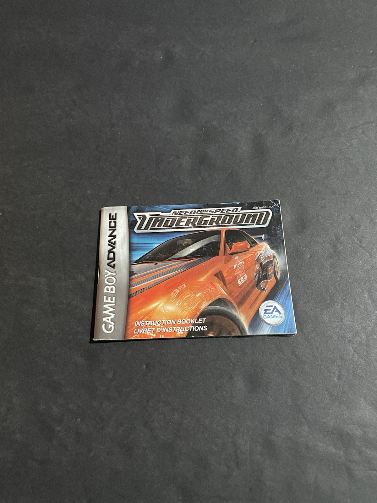 need for speed underground gba manual