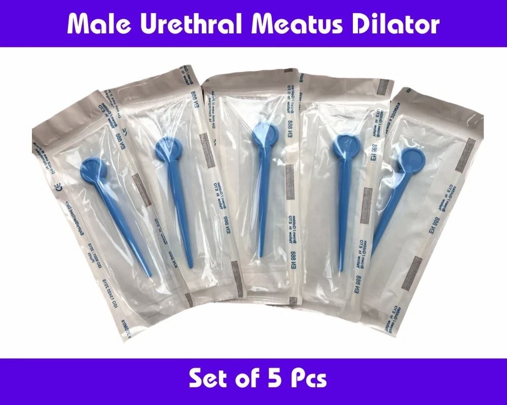Sterile Meatal Dilator Male Adult Penile Uretheral Meatus Pack OF 5 Pieces