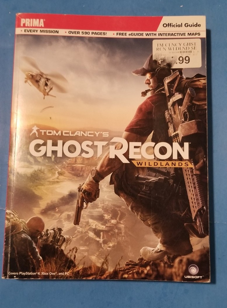 TOM CLANCY'S GHOST RECON WILDLANDS: PRIMA OFFICIAL GUIDE By David Hodgson