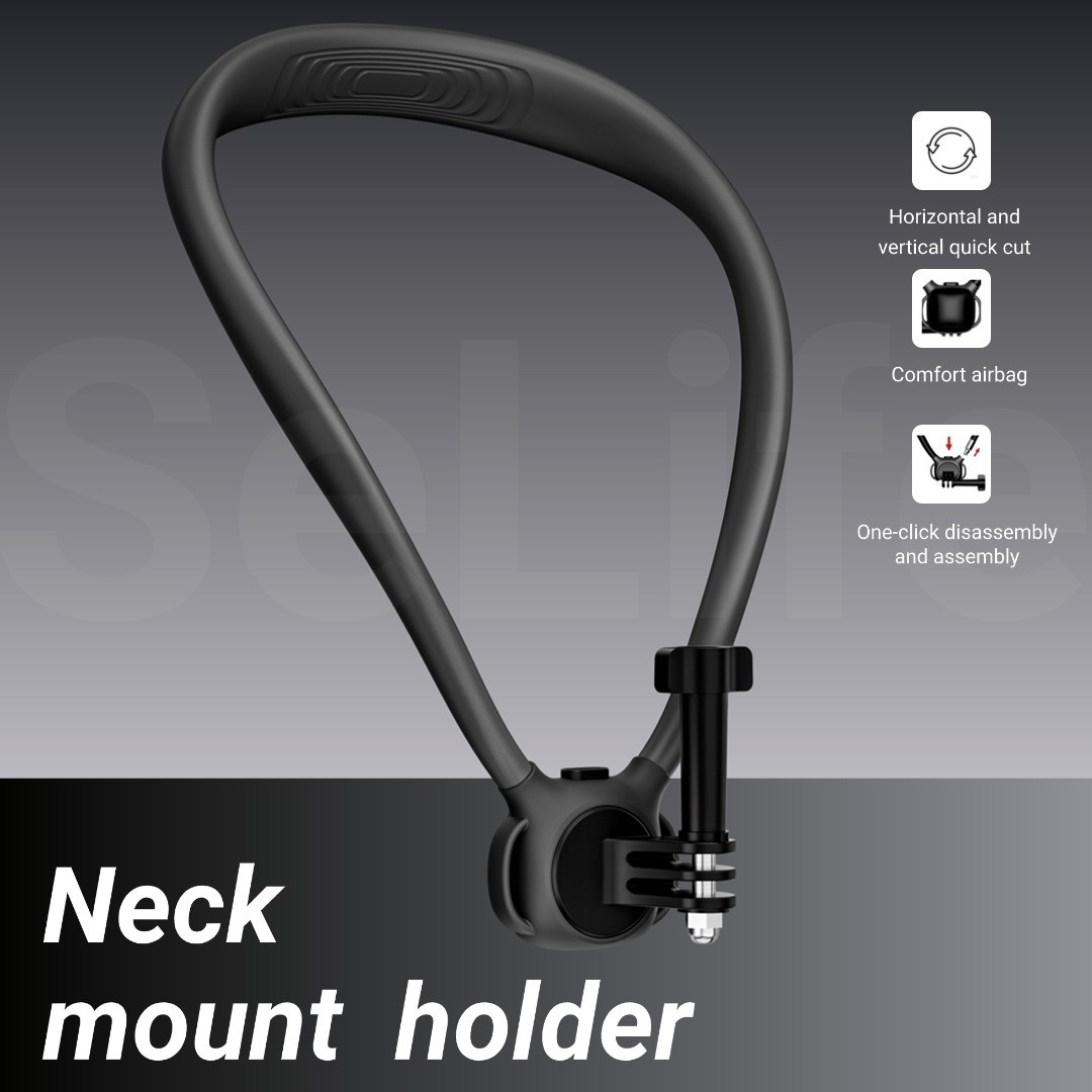 Magnetic Neck Hold Mount Quick Release Mount for DJI OSMO Action 6/5/4/3 GoPro M
