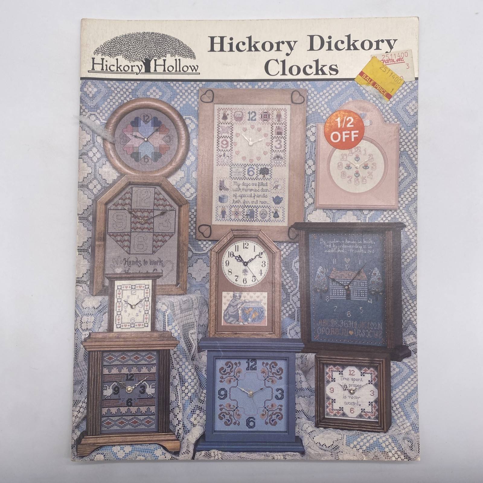 Hickory Hollow Hickory Dickory Clocks Cross Stitch Pattern Booklet