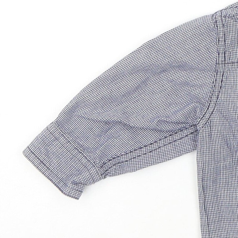 m Boys Blue 100% Cotton Basic Button-Up Size 6-9 Months Collared