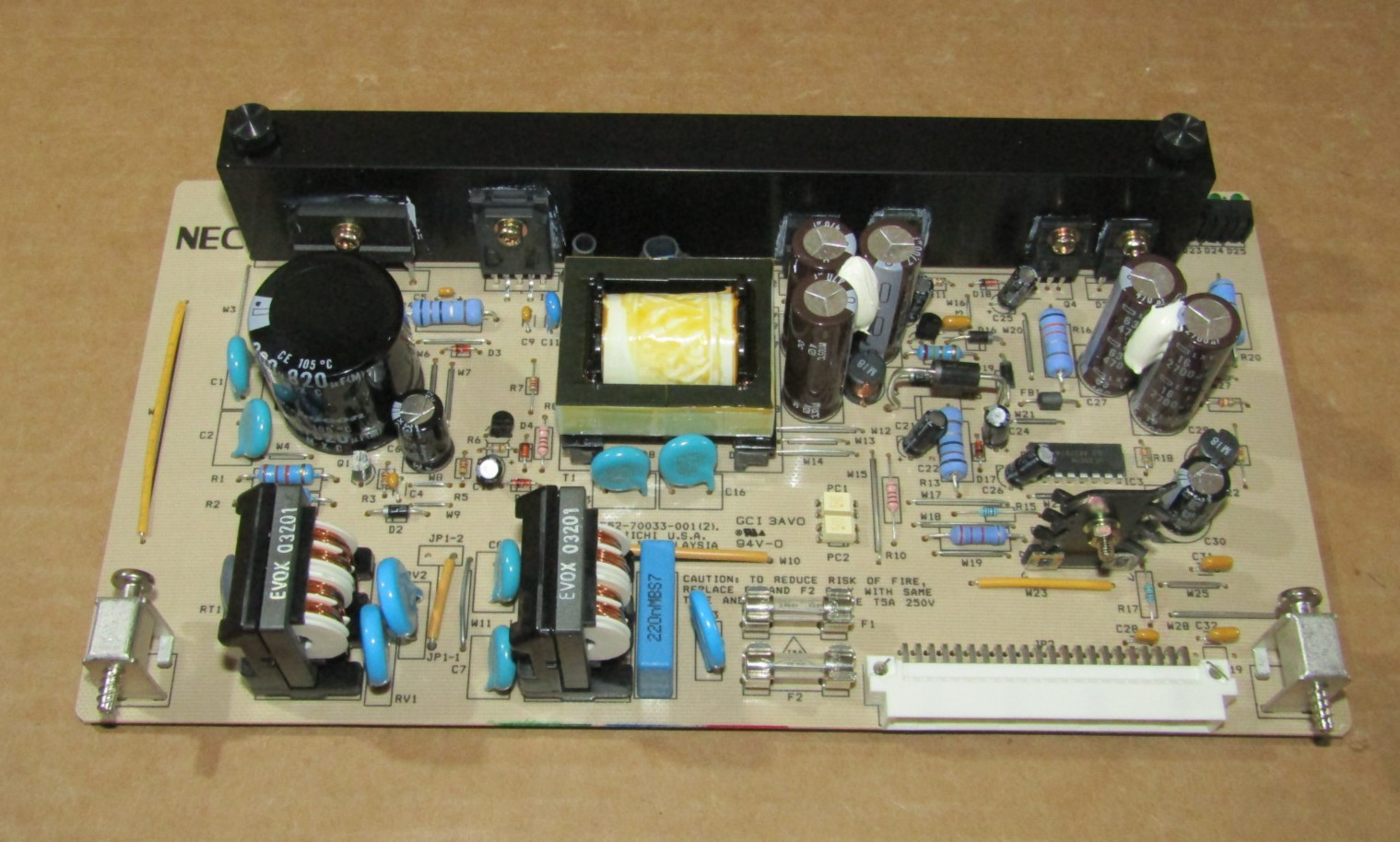 NOS NEC Circuit Board 80005C BDS 4 & 8 Slot Power Supply IR