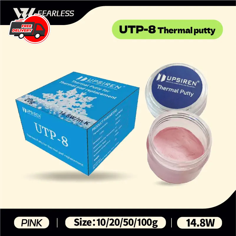 UPSIREN UTP-8 Thermal Putty 14.8W/mk GPU CPU Cooling Paste Pad Replacement