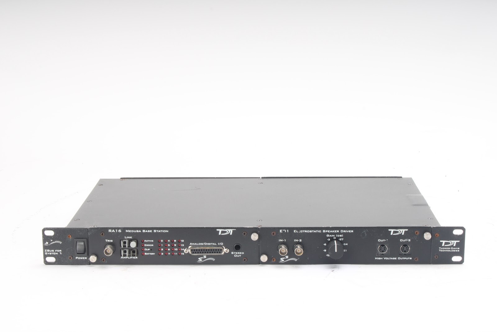 Tucker-Davis ZBus System 3 Chassis With RA16 Station, ED1 Driver, FI5 and PS25F