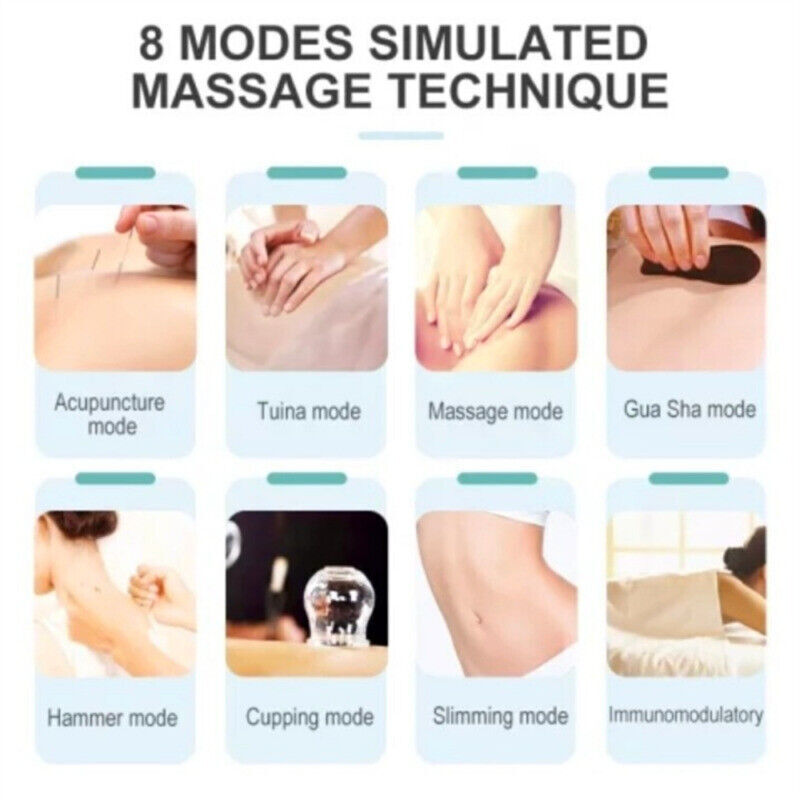 Electric Stimulation Pulse Muscle Massager Tens Unit Machine Therapy Pain Relief