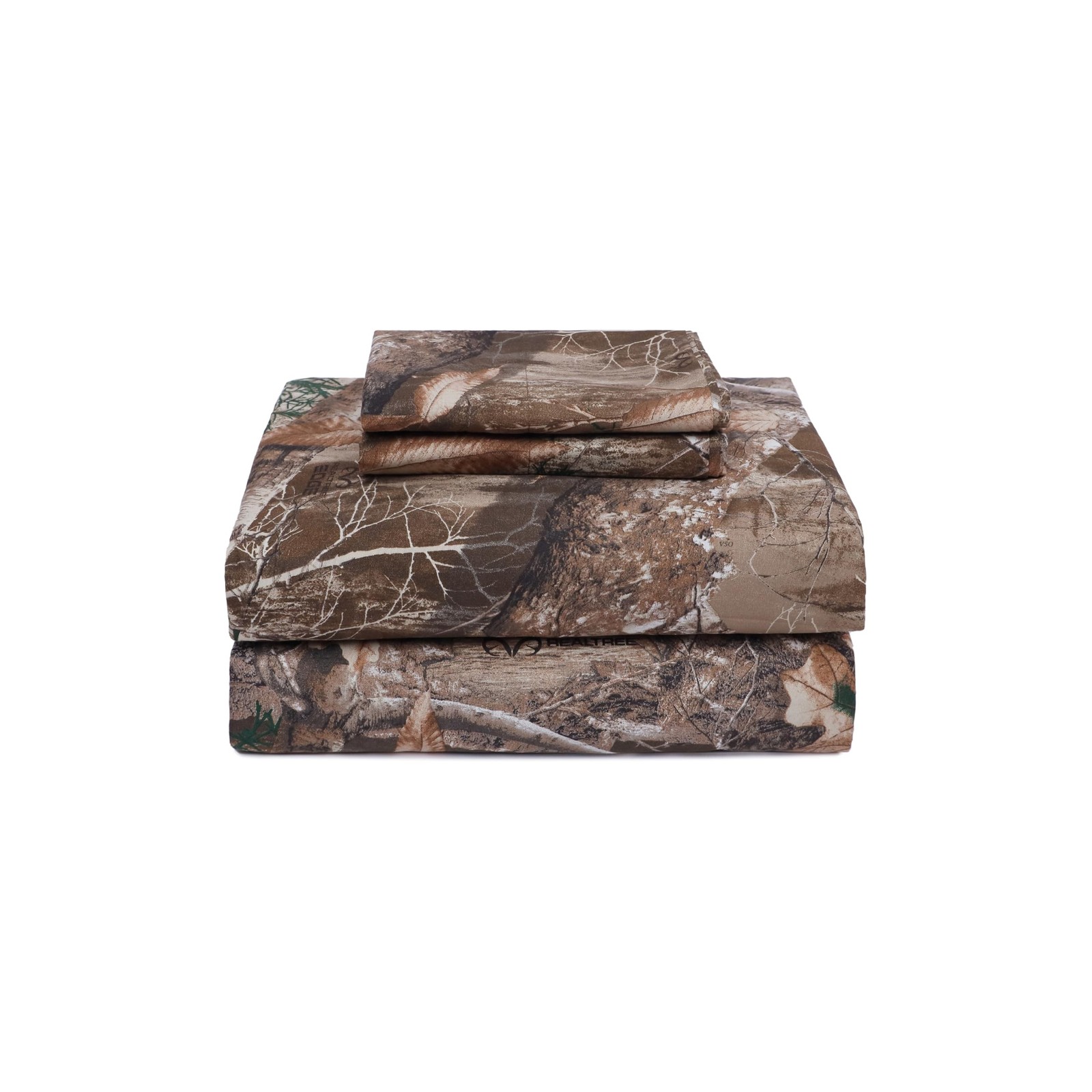 VISI-ONE Realtree Edge Queen Camo 4 Piece Sheet Set – Lightweight, Cooling