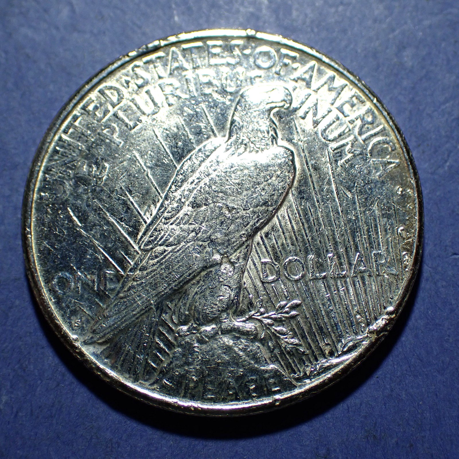 1922-S Peace Dollar XF details