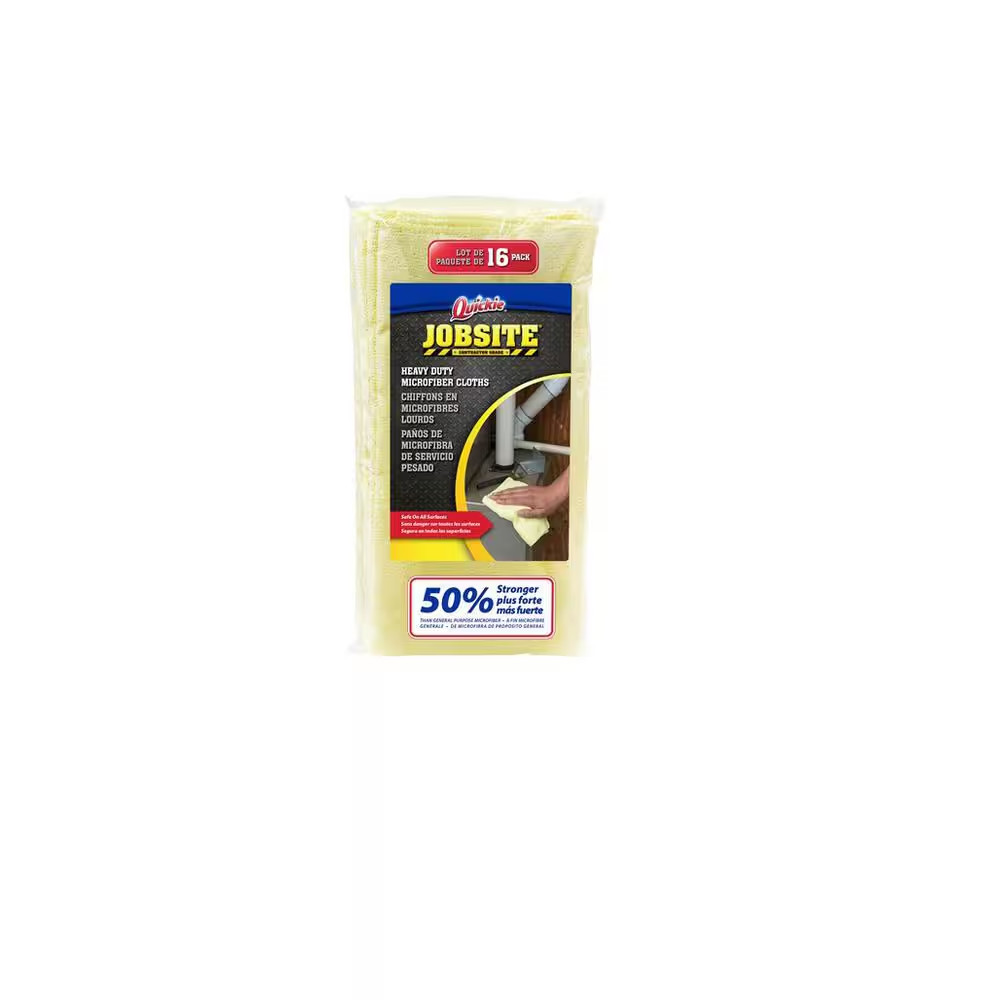 Jobsite Heavy-Duty Microfiber Cloth (16-Pack)