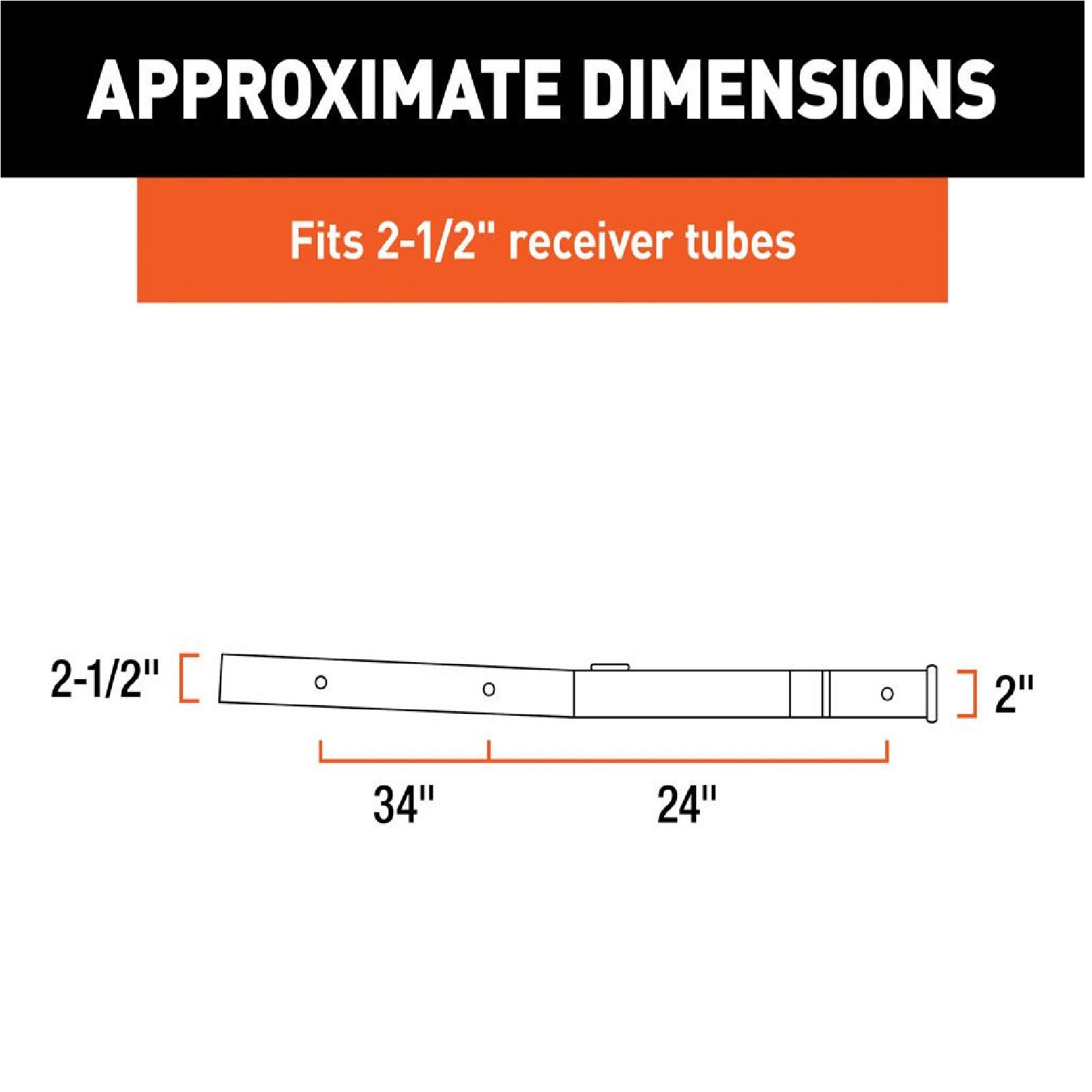 CURT 45048 RECEIVER ADAPTERS/EXTENDERS