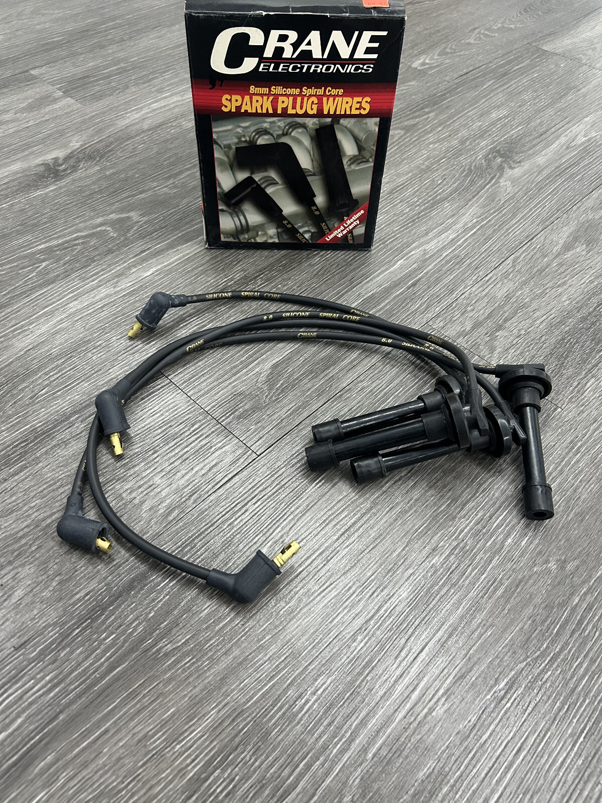 Crane Cams Firewire Spark Plug Wires 249-4472 Black-4 Cyl Honda 1.5L/1.6L 88-91