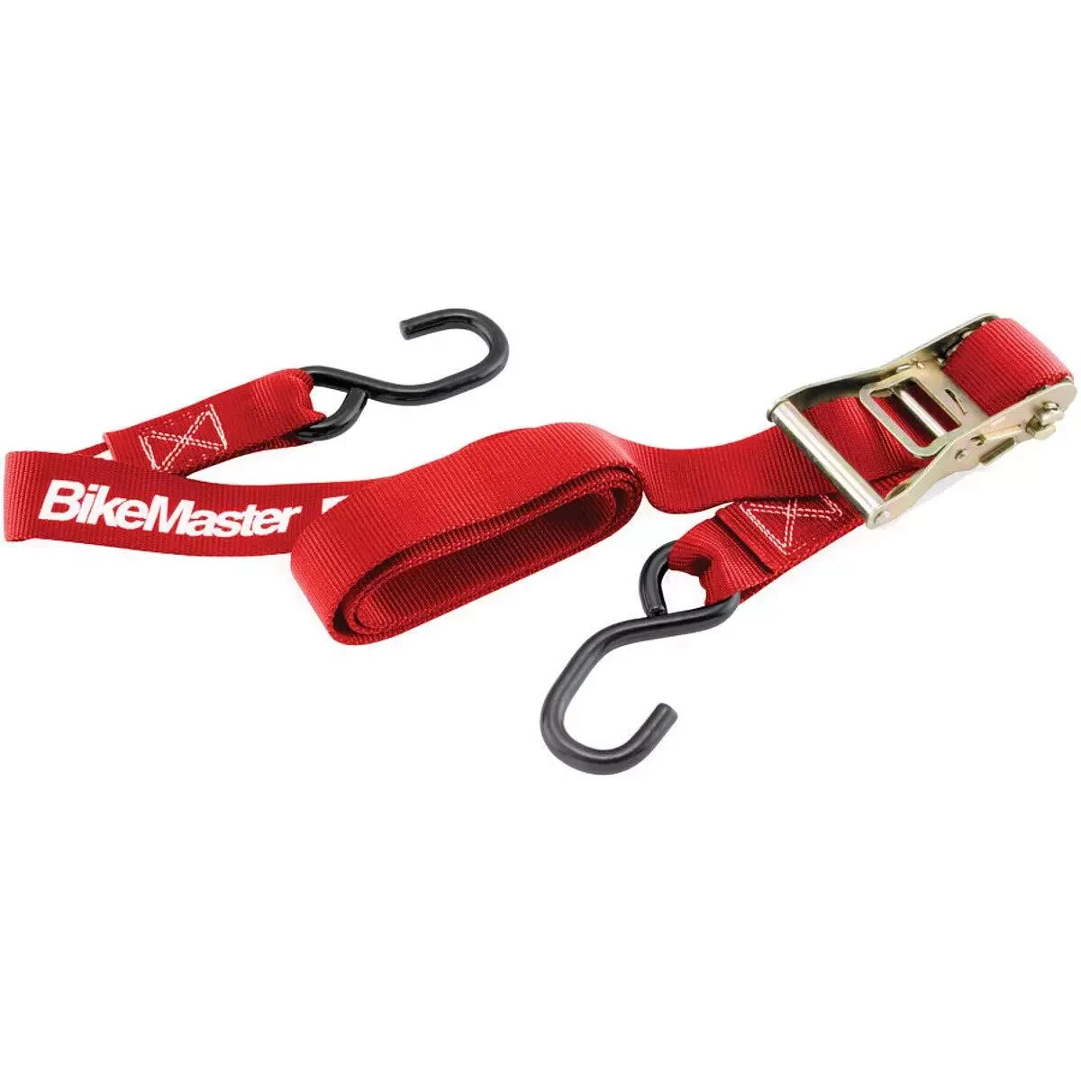 BikeMaster 100519 1.5" Nylon Red Ratchet Tie-Down