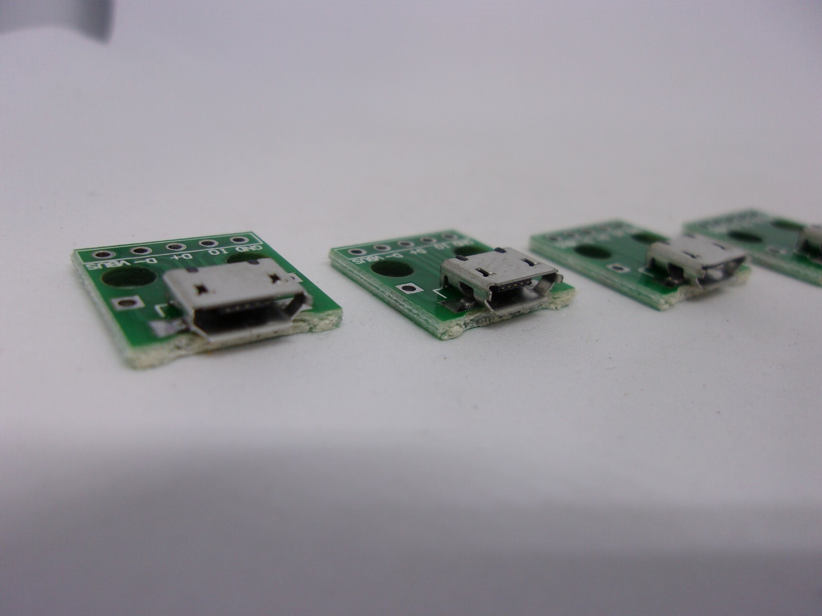 5 Pcs Pack MICRO USB to DIP Adapter 5 Pins Type B Socket PCB Prototype Board Lot