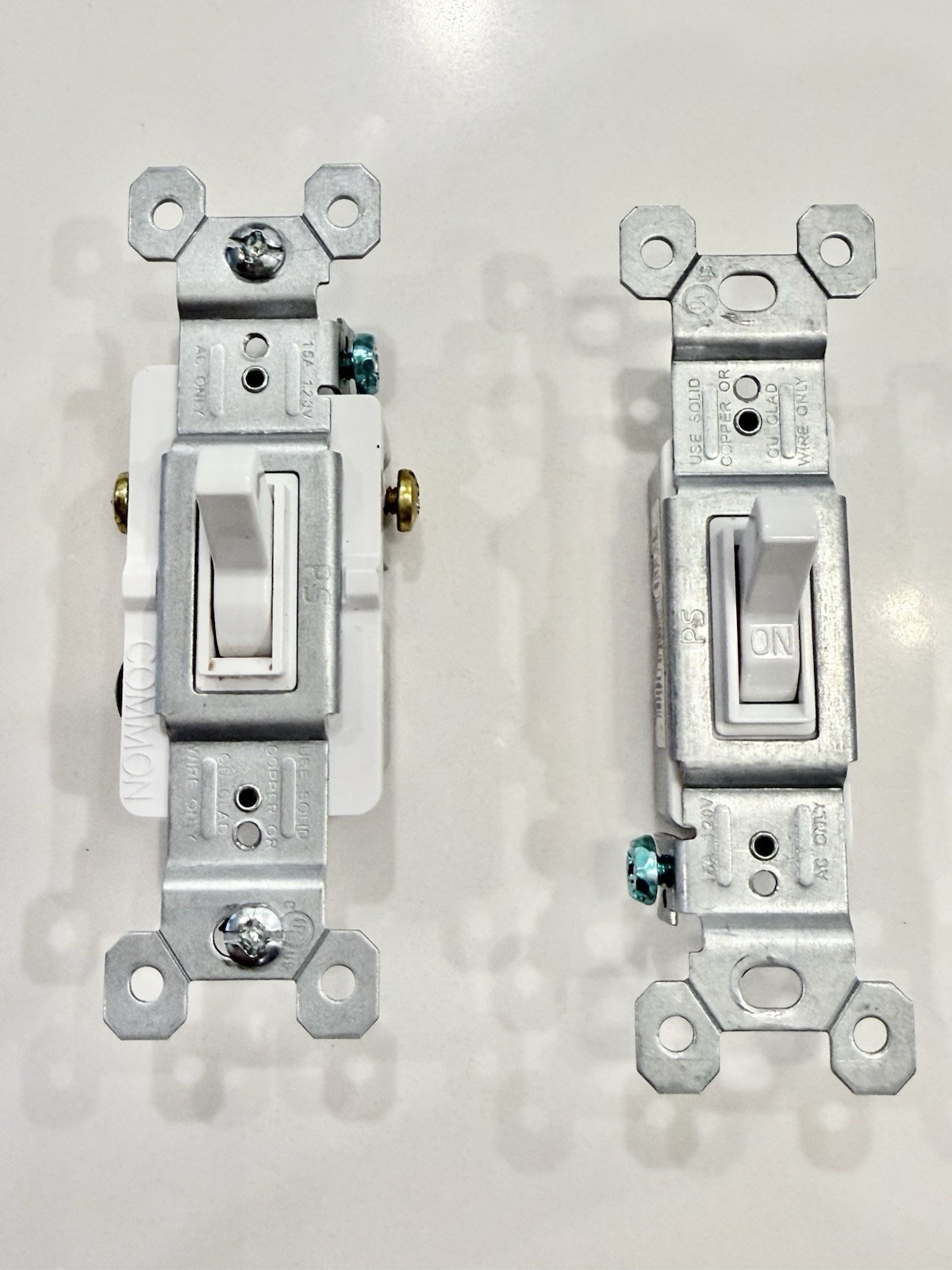 Lot Of 50 Light Switches + Pass & Seymour Covers.  Used For 1 Year Only.