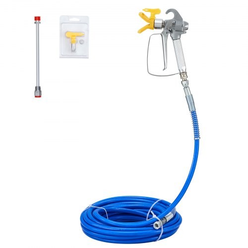 HOT/ Airless Paint Spray Hose Kit,50ft 3600 psi High Pressure Fiber Tube with 8